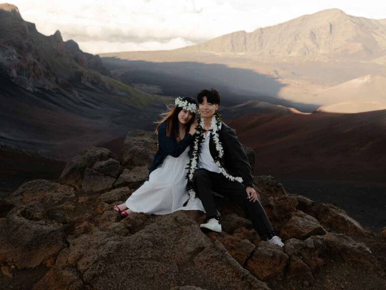 maui proposal photo session in haleakala