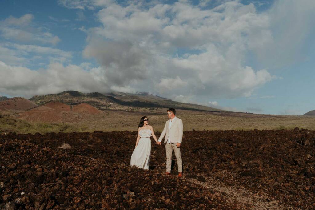 hawaii wedding at poolenalena beach in wailea maui