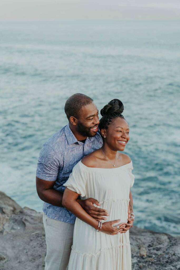 maui photographers in kapalua at sunset