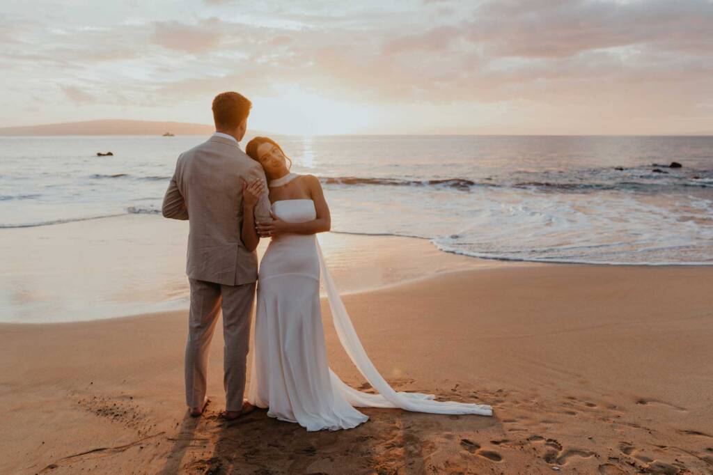maui wedding ceremony on the beach